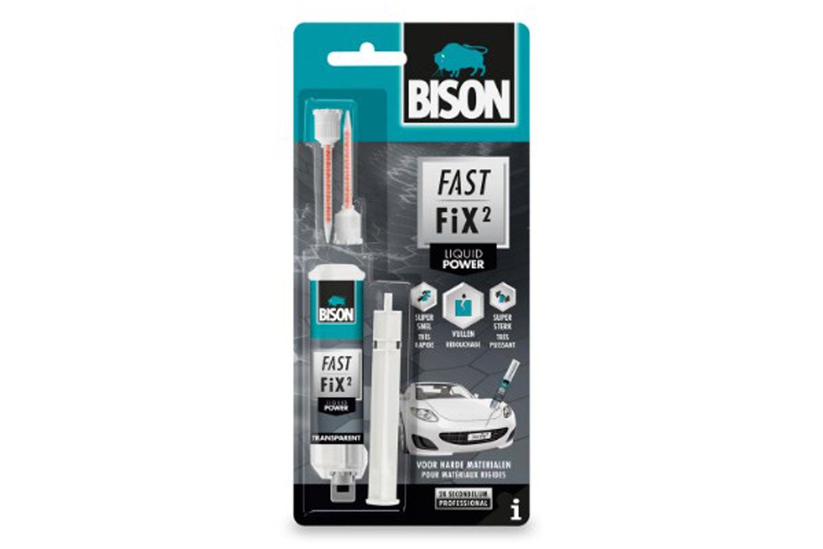 Balení tekutého lepidla Bison Fast Fix 2