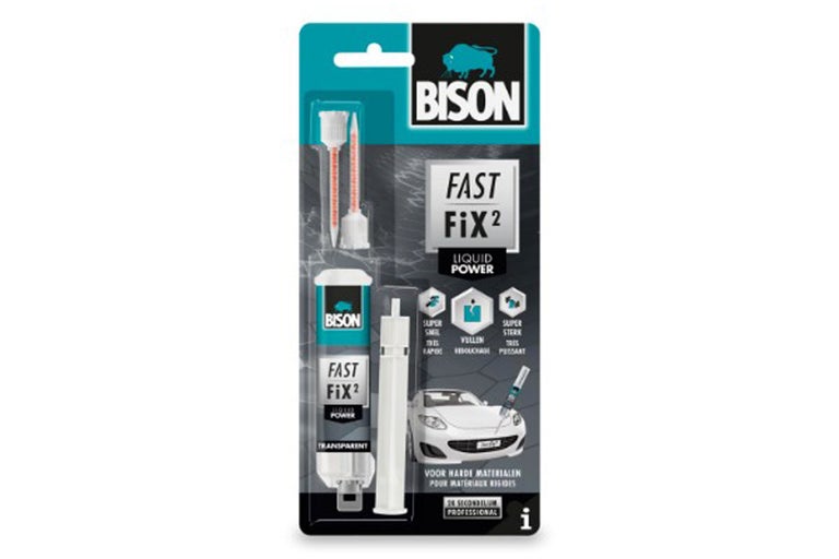 Balení tekutého lepidla Bison Fast Fix 2