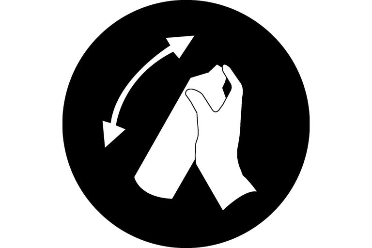 Symbol pro osušení rukou