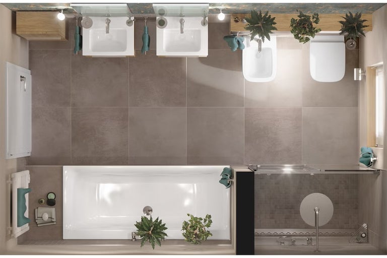 Vzorová koupelna Washington