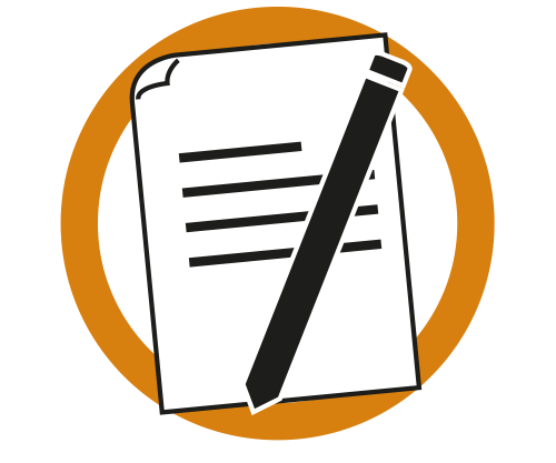 Symbol pro poznámky s perem