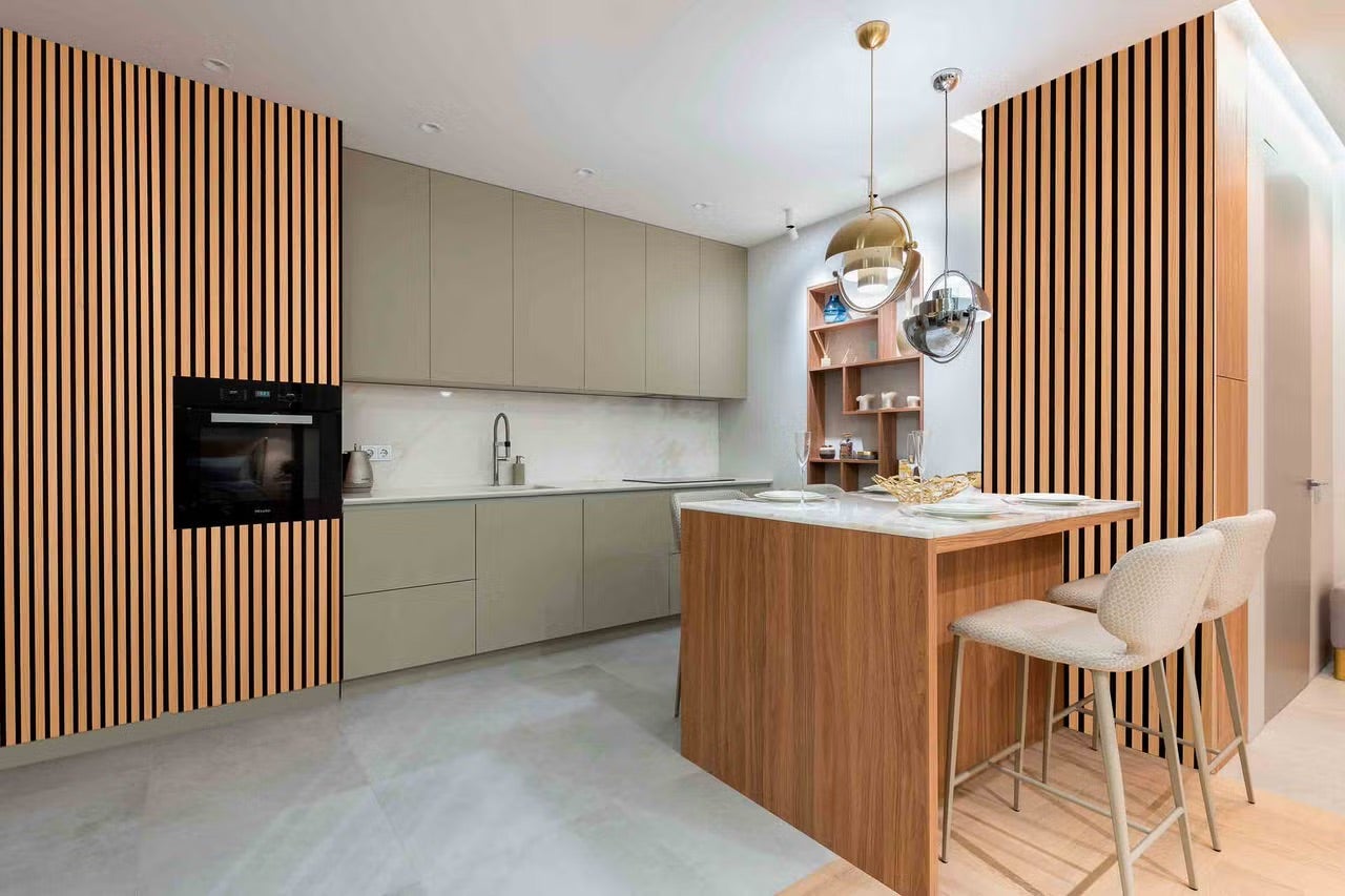 Akustické panely do kuchyně