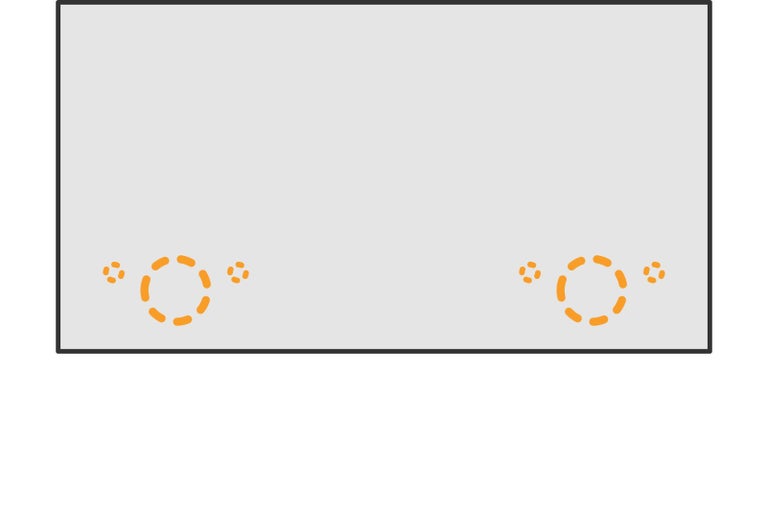 Symbol pro vrtané otvory