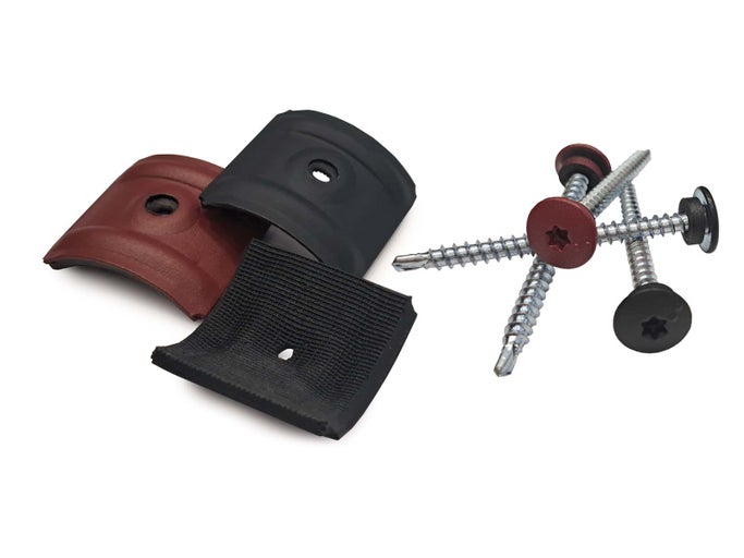 Šrouby do střešních tašek a kaloty pro upevnění střešních krytin