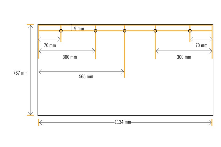 Rozměry produktu v milimetrech