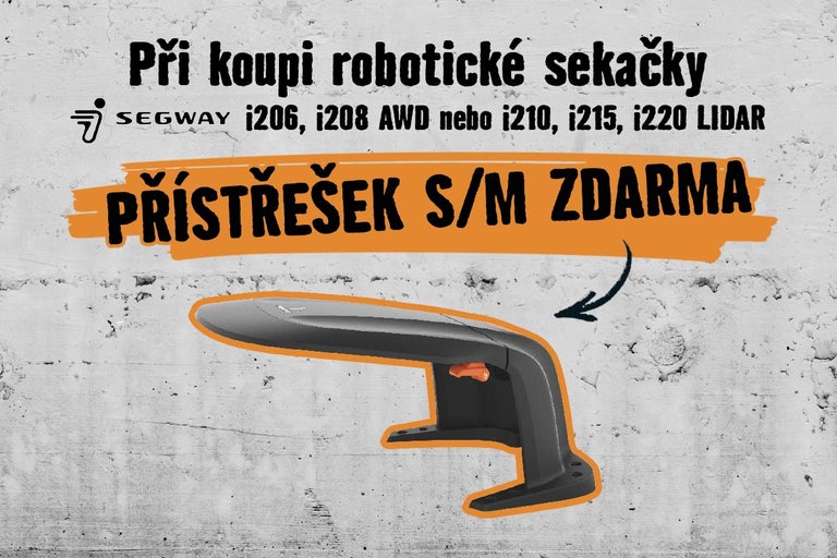Přístřešek pro robotickou sekačku SEGWAY zdarma