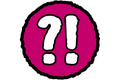 Symbol otazníku a vykřičníku Symbol otazníku a vykřičníku