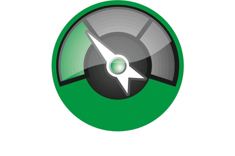 Symbol ukazatele na měřicím přístroji