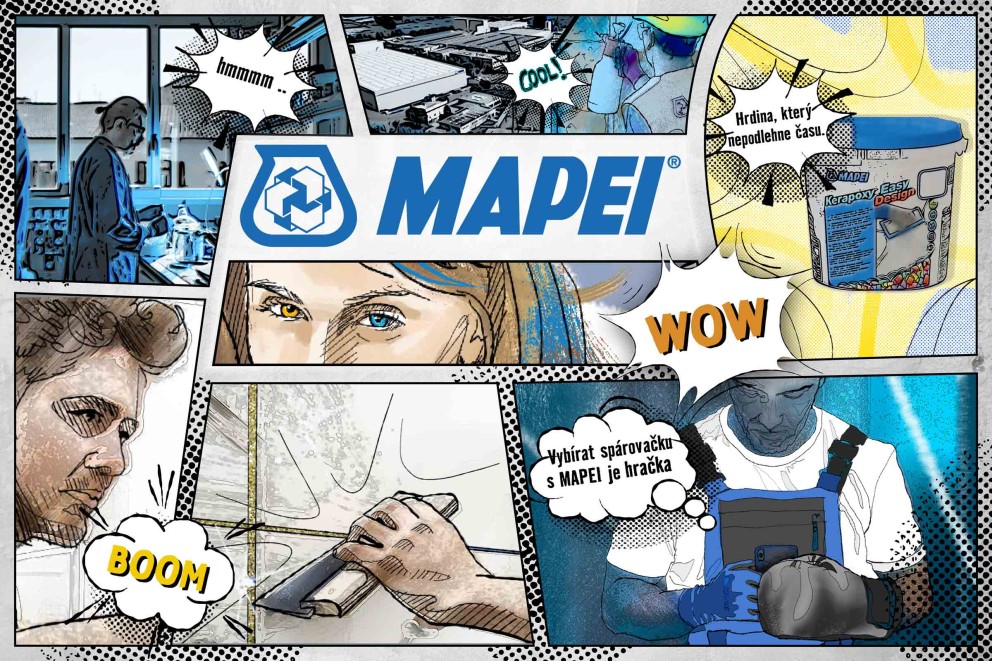 
							Mapei, dokonalé spárování
						