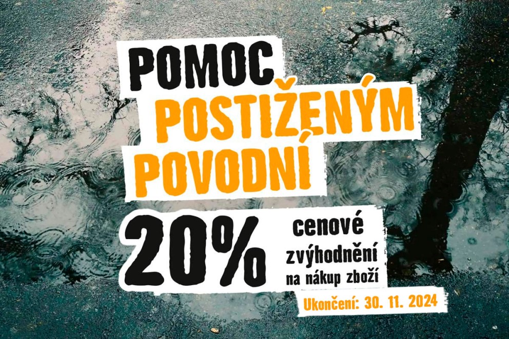 
							Pomoc postiženým povodní
						