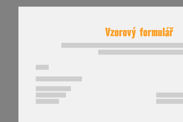 Vzorový formulář pro odstoupení od smlouvy Vzorový formulář pro odstoupení od smlouvy