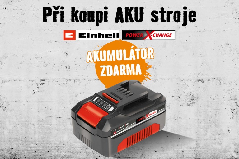 Akumulátor Einhell Power X-Charge ZDARMA