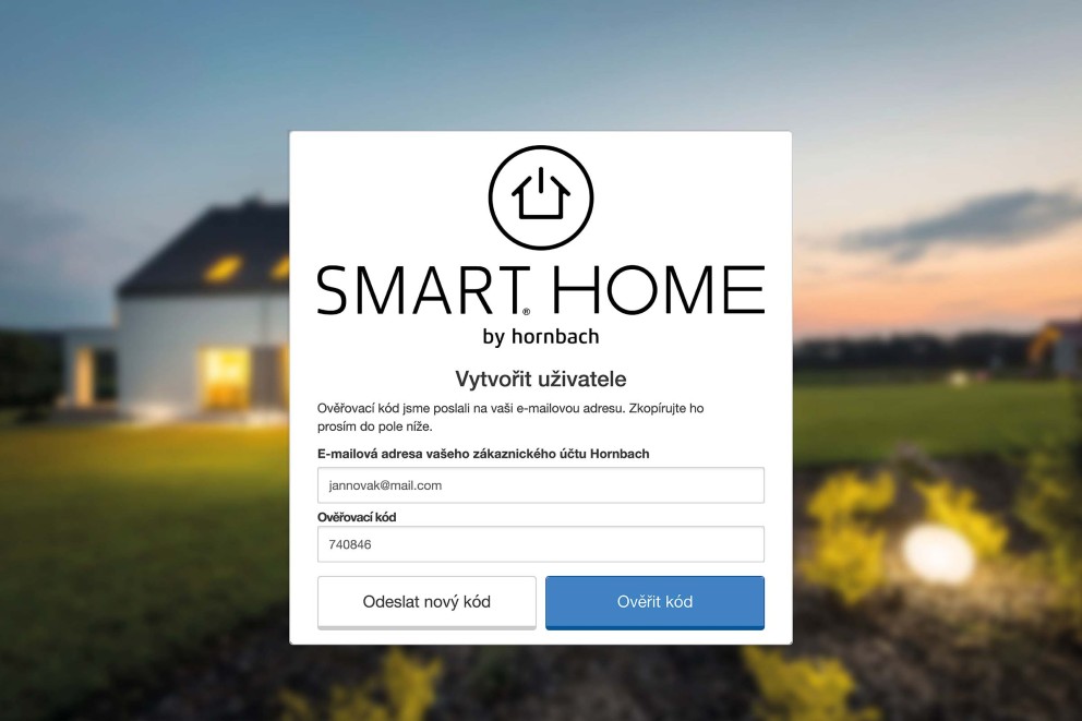 SMART HOME by HORNBACH aplikace SMART HOME by HORNBACH aplikace