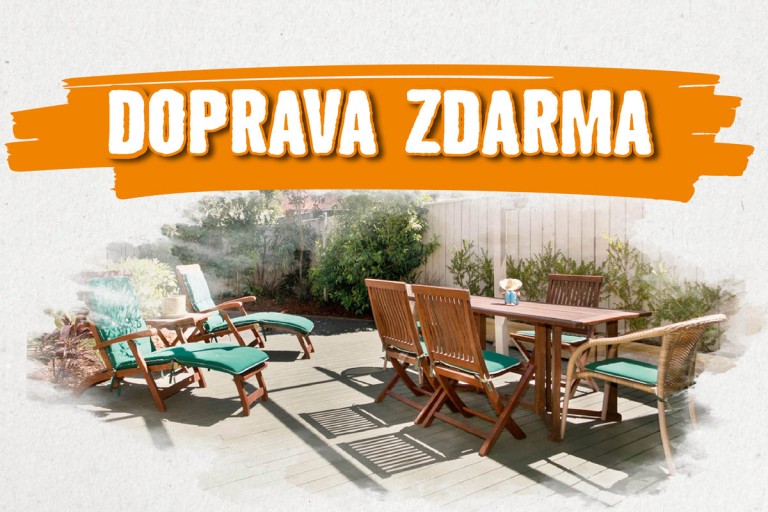 Zahradní nábytek s dopravou zdarma
