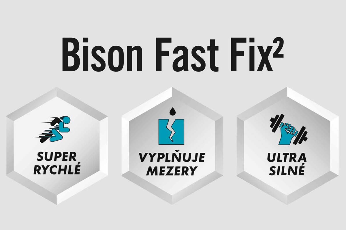 Nová dimenze lepení s Bison Fast Fix²