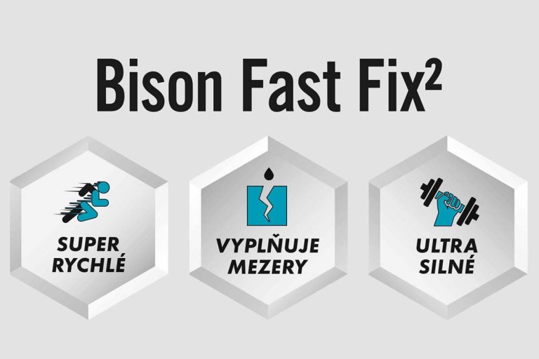 Nová dimenze lepení s Bison Fast Fix² 