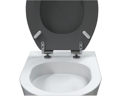 WC sedátko s pomalým zavíráním na toaletě
