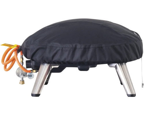 Plynový gril s krytem a plynovým potrubím