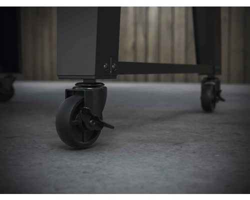 Kolečko s brzdou na grilu