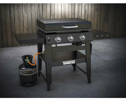 Plynový gril Tenneker s plynovou lahví