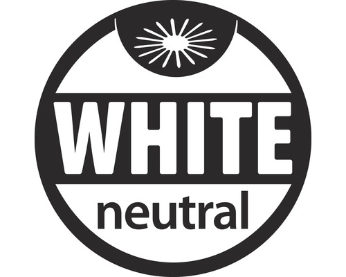 Symbol pro neutrální bílou barvu