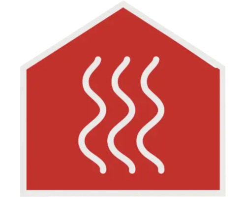 Symbol pro vytápění v domě