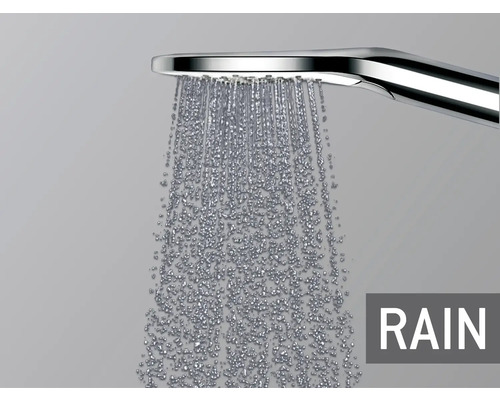 Dešťová sprchová hlavice s proudem vody