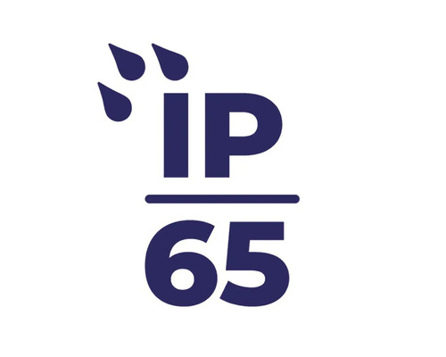 Stupeň krytí IP65: ochrana proti prachu a tryskající vodě