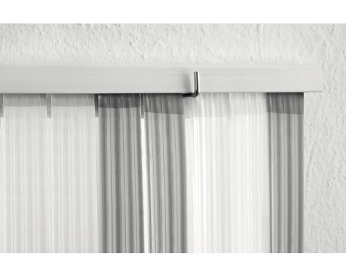 Záclonová lišta s látkovými panely