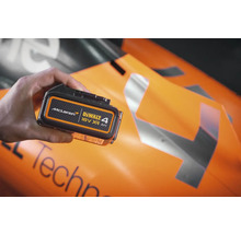 Aku příklepová vrtačka DeWalt McLaren DCD85MM2T-QW 18V včetně 2x aku 18V XR 4,0Ah, nabíječky a kufru TSTAK