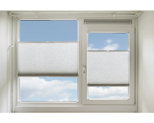 Okno s plisovanými roletami pro variabilní regulaci světla