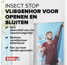 Síť proti hmyzu do oken s upevněním na suchý zip.