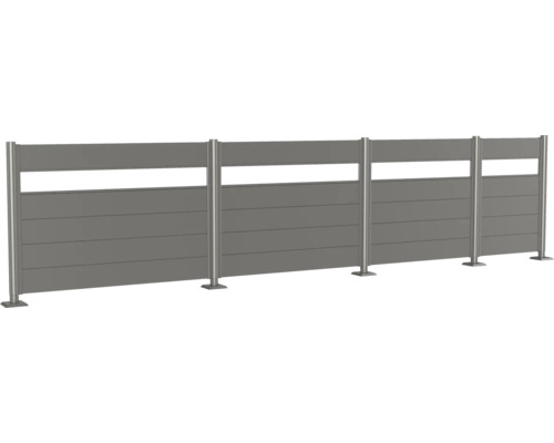 Plot s vodorovnými prvky a sloupky