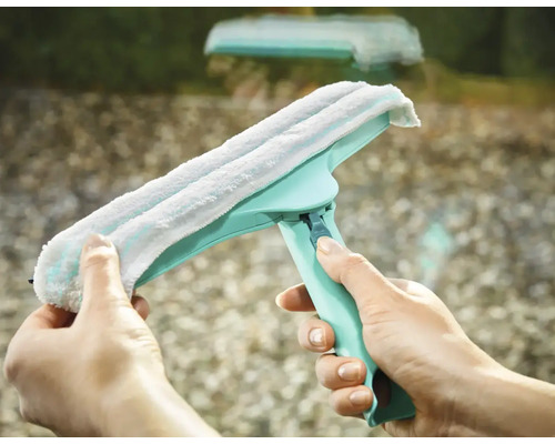 Stěrka na okna s rukojetí pro čištění oken