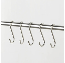 Kovová tyč s háčky ve tvaru S k zavěšení