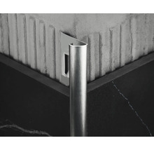 Kovový dlaždicový profil pro zakončení hran na obkladech