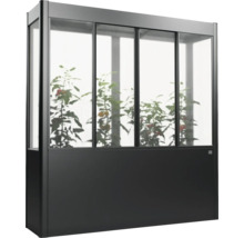 Zvýšený záhon se stříškou z polykarbonátových desek do zahrady