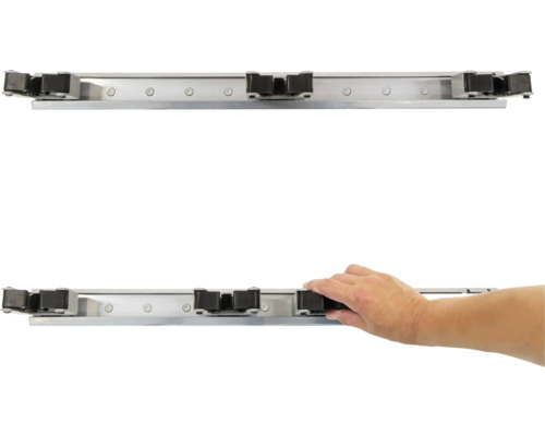 Hliníkový profil s válečky pro flexibilní montáž