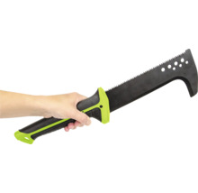 Mačeta s pilovým listem a rukojetí