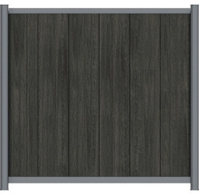 Dřevěný a hliníkový zástěna