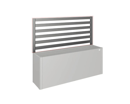 Kryt na radiátor s vodorovnými lamelami