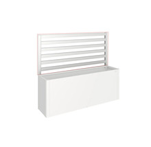 Květináč s kovovou mříží