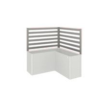 Obložení vany s prvkem soukromí