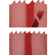 Detail děrovky se zuby