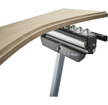 Válečková podpěra Wolfcraft s dřevěnou deskou