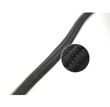 Textilní kabel s detailním záběrem textilní struktury