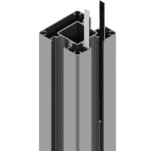 Hliníkový profil s těsněním a kartáčem