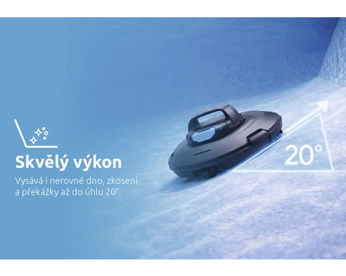 Čisticí robot na bazény v bazénu