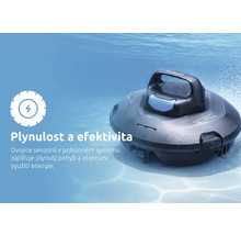 Čistič bazénu ve vodě