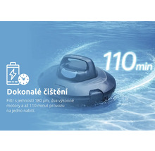Automatický čistič bazénů ve vodě